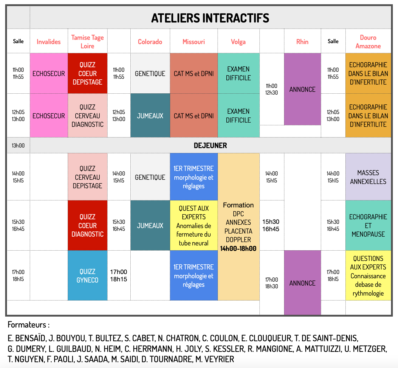ateliers interactifs